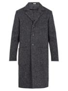 Massimo Alba Chevron-woven Wool-blend Overcoat