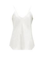 Matchesfashion.com Nili Lotan - Isabella V-neck Silk Camisole - Womens - Ivory