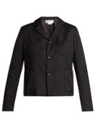 Comme Des Garçons Girl Single-breasted Patch-pocket Wool Blazer