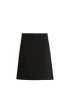 Raey Split-side Crepe A-line Skirt