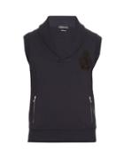 Alexander Mcqueen Logo-appliqu Sleeveless Cotton Sweatshirt