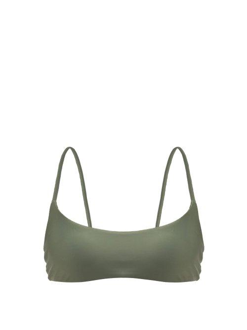 Matchesfashion.com Jade Swim - Muse Thin Strap Bikini Top - Womens - Khaki