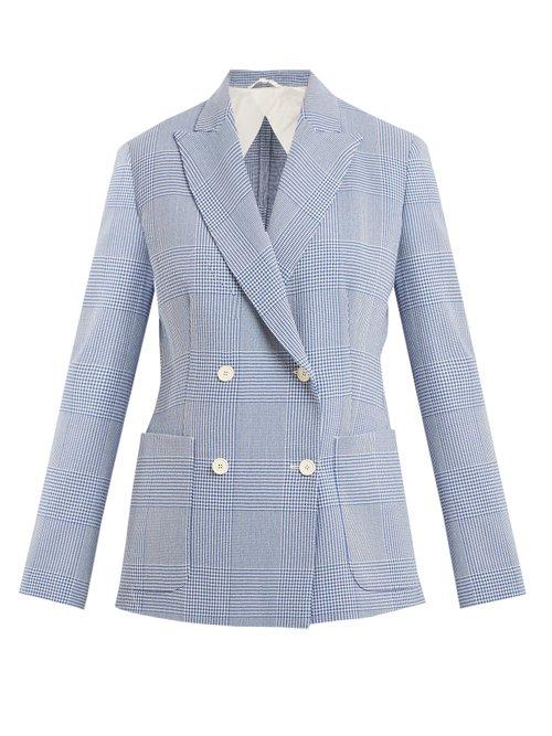 Matchesfashion.com Max Mara - Ballata Jacket - Womens - Blue White