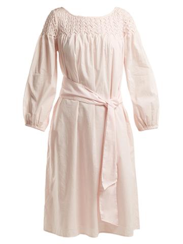 Merlette Bonaire Belted Smock Dress