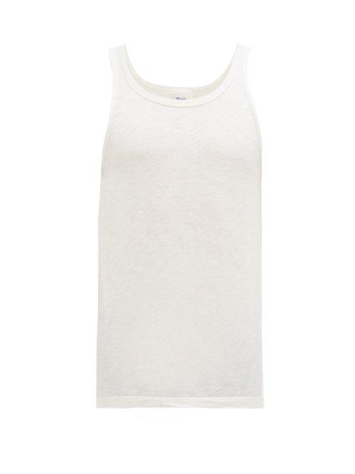 Matchesfashion.com Schiesser - Hanno Slubbed Stretch Cotton Jersey Vest - Mens - White