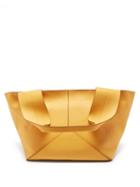 Mtier - Market Leather Weekend Tote Bag - Womens - Yellow