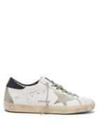 Matchesfashion.com Golden Goose Deluxe Brand - Super Star Low Top Leather Trainers - Mens - Blue White