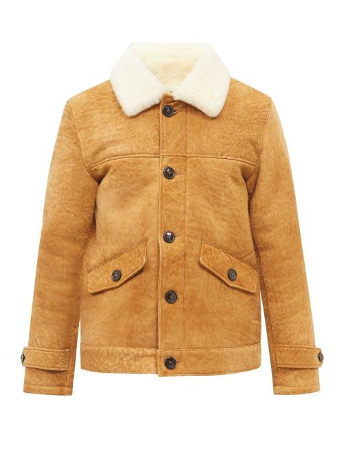 Officine Gnrale - Marceau Shearling Jacket - Mens - Beige