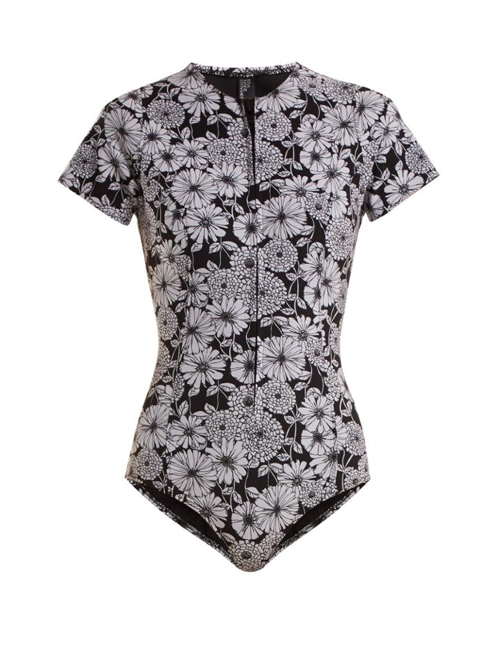 Lisa Marie Fernandez Farrah Floral-print Bonded Swimsuit