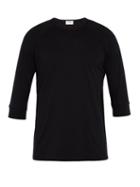 Matchesfashion.com The White Briefs - Anchovy Organic Cotton T Shirt - Mens - Black