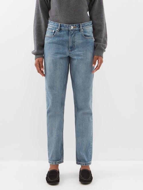 A.p.c. - X Jane Birkin Boyfriend Jeans - Womens - Blue