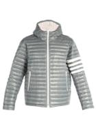 Thom Browne 4-bar Stripe Quilted Down-filled Jacket