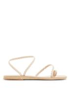 Matchesfashion.com Ancient Greek Sandals - Eleftheria Braided Leather Sandals - Womens - White