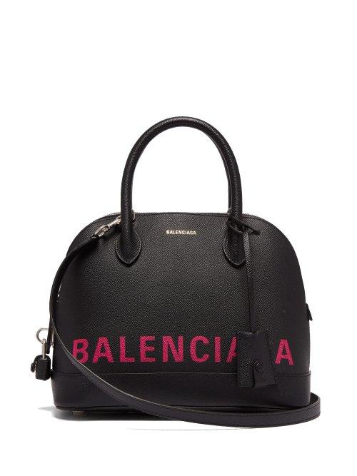Matchesfashion.com Balenciaga - Ville S Leather Bag - Womens - Black Multi
