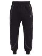 Matchesfashion.com A-cold-wall* - Logo-plaque Cotton-blend Jersey Track Pants - Mens - Black