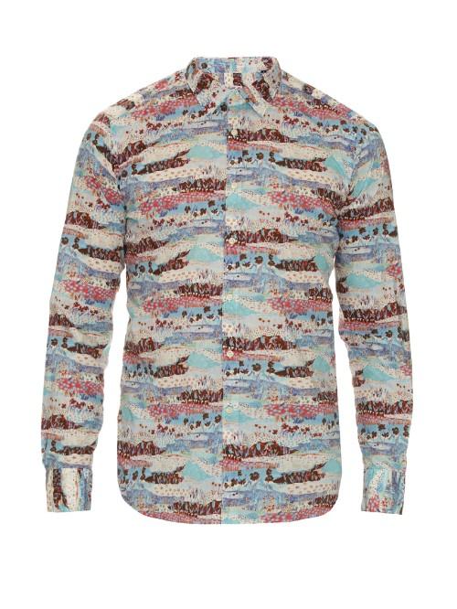 Bevilacqua David Floral-print Cotton Shirt