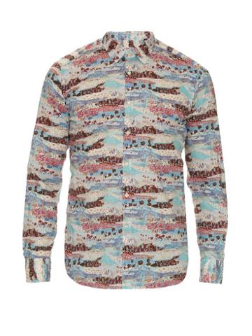 Bevilacqua David Floral-print Cotton Shirt