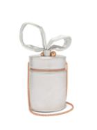 Matchesfashion.com Sophia Webster - Bonnie Metallic Leather Cylinder Bag - Womens - Silver