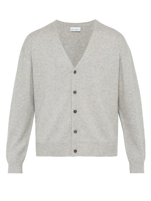 Matchesfashion.com Raey - Sloppy Cashmere Cardigan - Mens - Grey