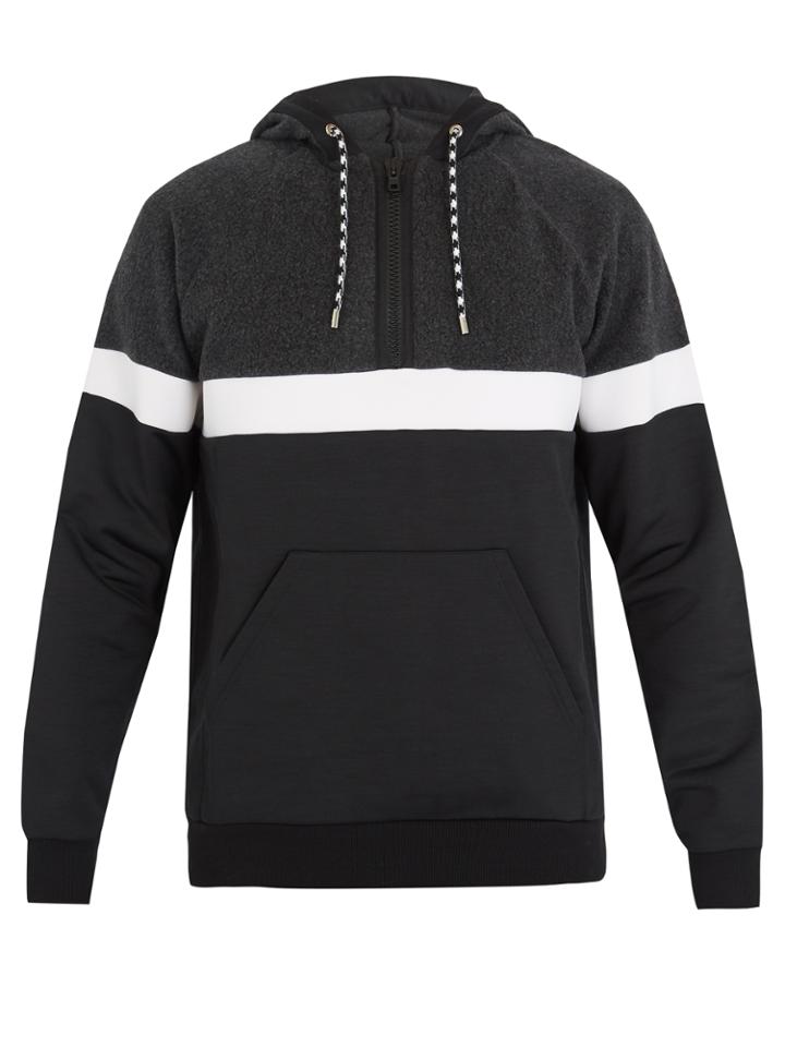 Givenchy Colour-block Hooded Cotton-blend Sweatshirt