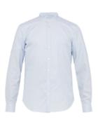 Matchesfashion.com Thom Sweeney - Nehru Striped Cotton Shirt - Mens - White Multi