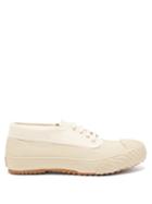Matchesfashion.com Moonstar - Mudguard Canvas And Rubber Trainers - Womens - Cream