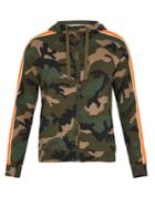 Valentino Camouflage-print Cotton-blend Hooded Sweatshirt