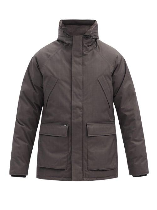 Matchesfashion.com Nobis - Heritage Hooded Down-filled Parka - Mens - Dark Grey