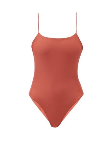 Matchesfashion.com Jade Swim - Trophy Scoop-back Swimsuit - Womens - Dark Red