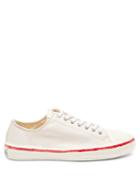 Matchesfashion.com Marni - Painted Cotton-canvas Trainers - Womens - Ivory