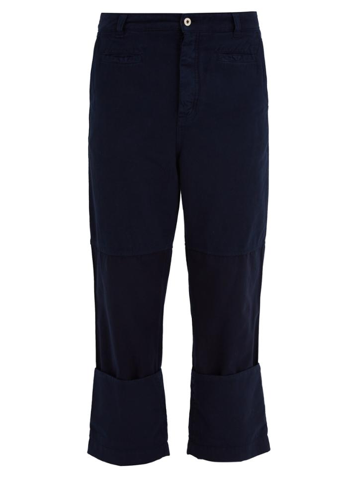 Loewe Mid-rise Straight-leg Cotton Trousers