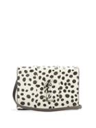 Matchesfashion.com Saint Laurent - Kate Polka Dot Small Snakeskin Cross Body Bag - Womens - Black White