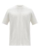 Matchesfashion.com Studio Nicholson - Mercerised-cotton T-shirt - Mens - White