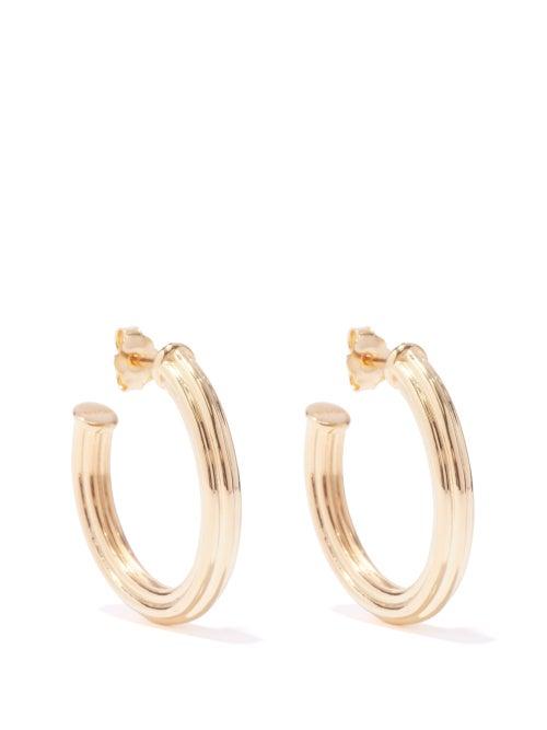 Missoma - 18kt Gold-plated Large Hoop Earrings - Womens - Gold