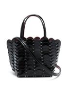 Matchesfashion.com Paco Rabanne - Pacoo Leather-chainmail Bag - Womens - Black Multi
