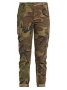 Re/done Originals Camouflage-print Slim-leg Trousers Cargo Trousers