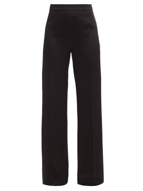 Matchesfashion.com Max Mara Studio - Davina Trousers - Womens - Black