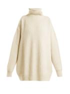 Matchesfashion.com Raey - Displaced Sleeve Roll Neck Wool Sweater - Womens - Ivory