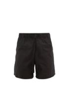 Matchesfashion.com Jw Anderson - Drawstring-waist Cotton Shorts - Mens - Black