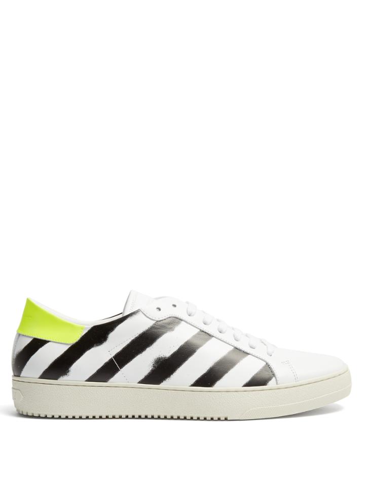 Off-white Diagonals Low-top Leather Trainers