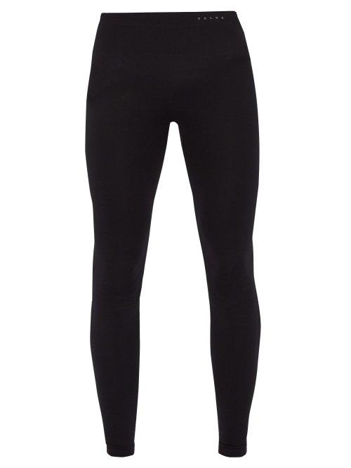 Matchesfashion.com Falke Ess - Seamless Compression Tights - Mens - Black
