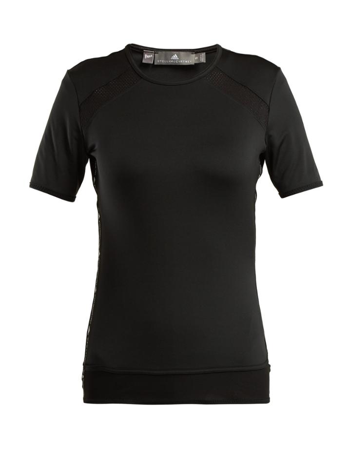 Adidas By Stella Mccartney Essential Panelled Performance T-shirt