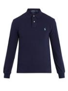 Matchesfashion.com Polo Ralph Lauren - Slim Fit Cotton Polo Shirt - Mens - Navy