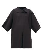 Matchesfashion.com Harris Wharf London - Pressed-wool Wrap Coat - Womens - Black