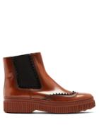 Tod's Chunky-sole Smooth-leather Chelsea Boots