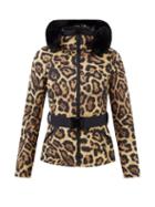 Goldbergh - Fierce Faux Fur-trim Technical-shell Ski Jacket - Womens - Animal