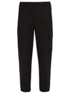 Matchesfashion.com Burberry - Twill Cargo Trousers - Mens - Black