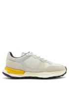 Matchesfashion.com Mihara Yasuhiro - Warped-sole Suede Trainers - Mens - Grey