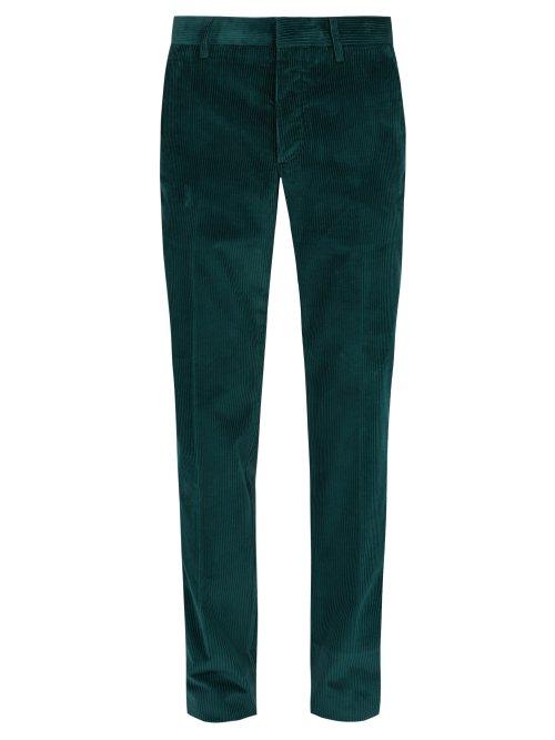 Matchesfashion.com Prada - Corduroy Trousers - Mens - Green