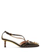 Gucci Unia Studded Leather Pumps